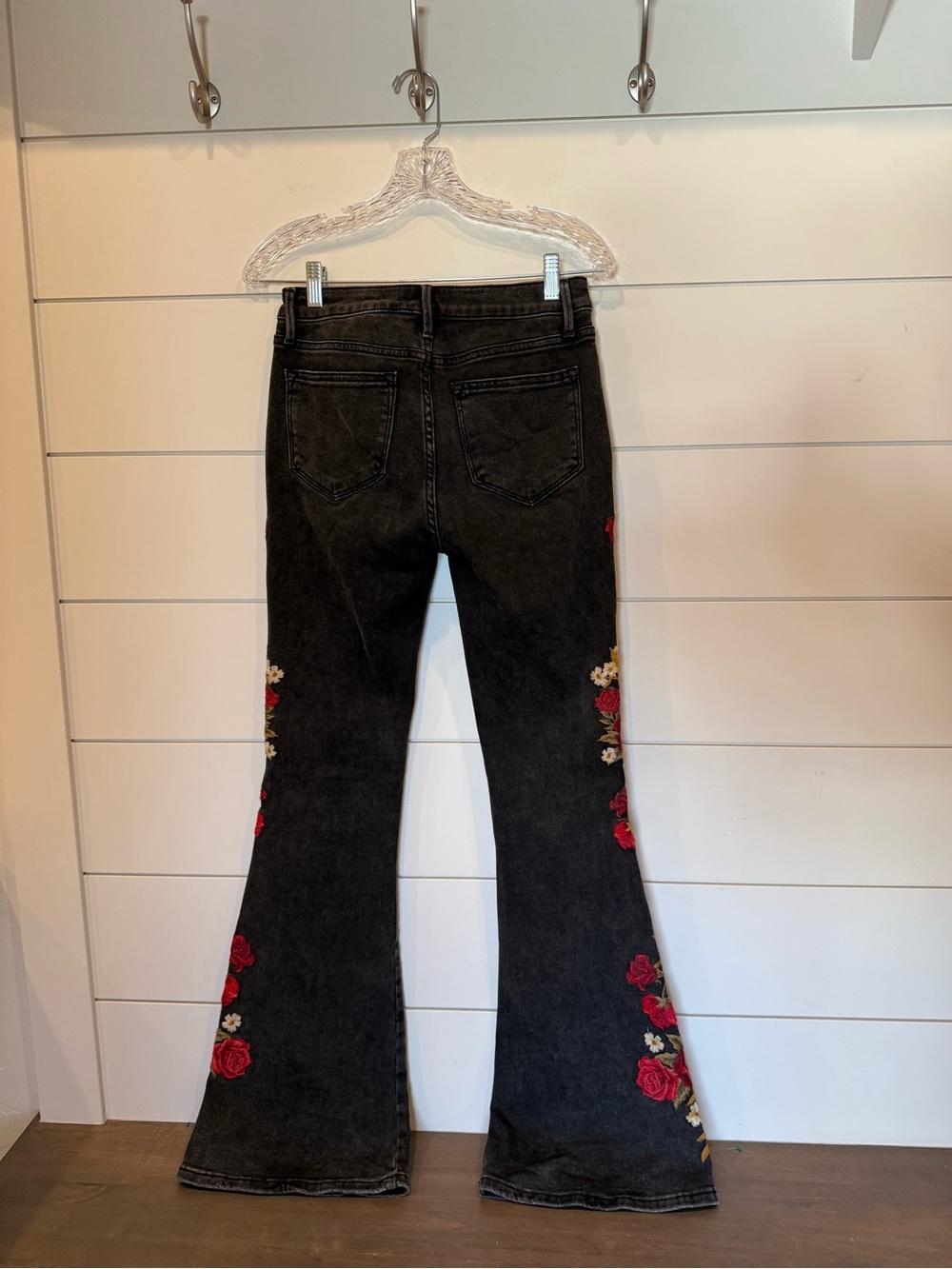 Free People Driftwood Farrah Lovers Lane Flare Jeans 26 - Picture 4 of 10
